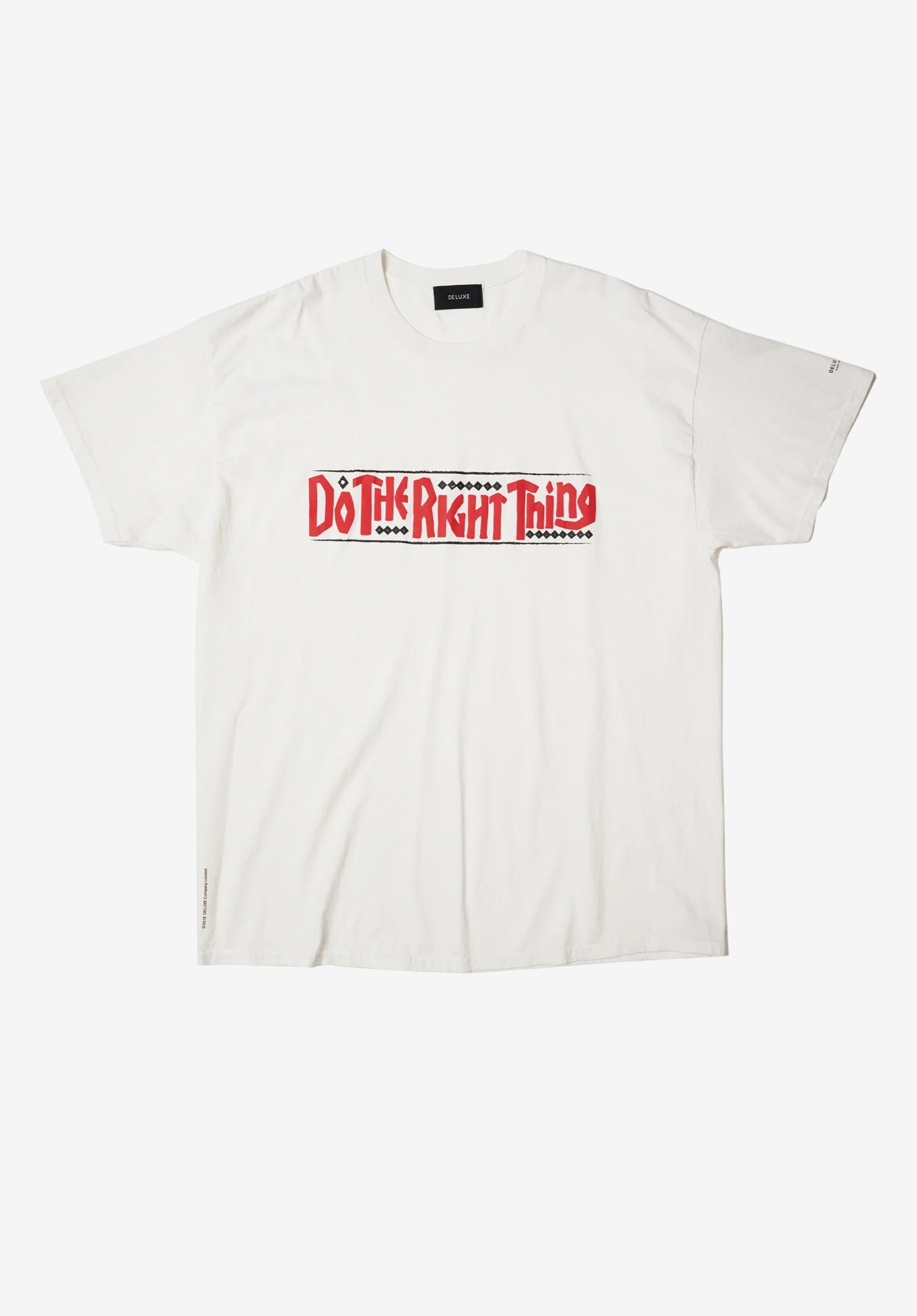 Do the right thing x DELUXE TEE, WHITE