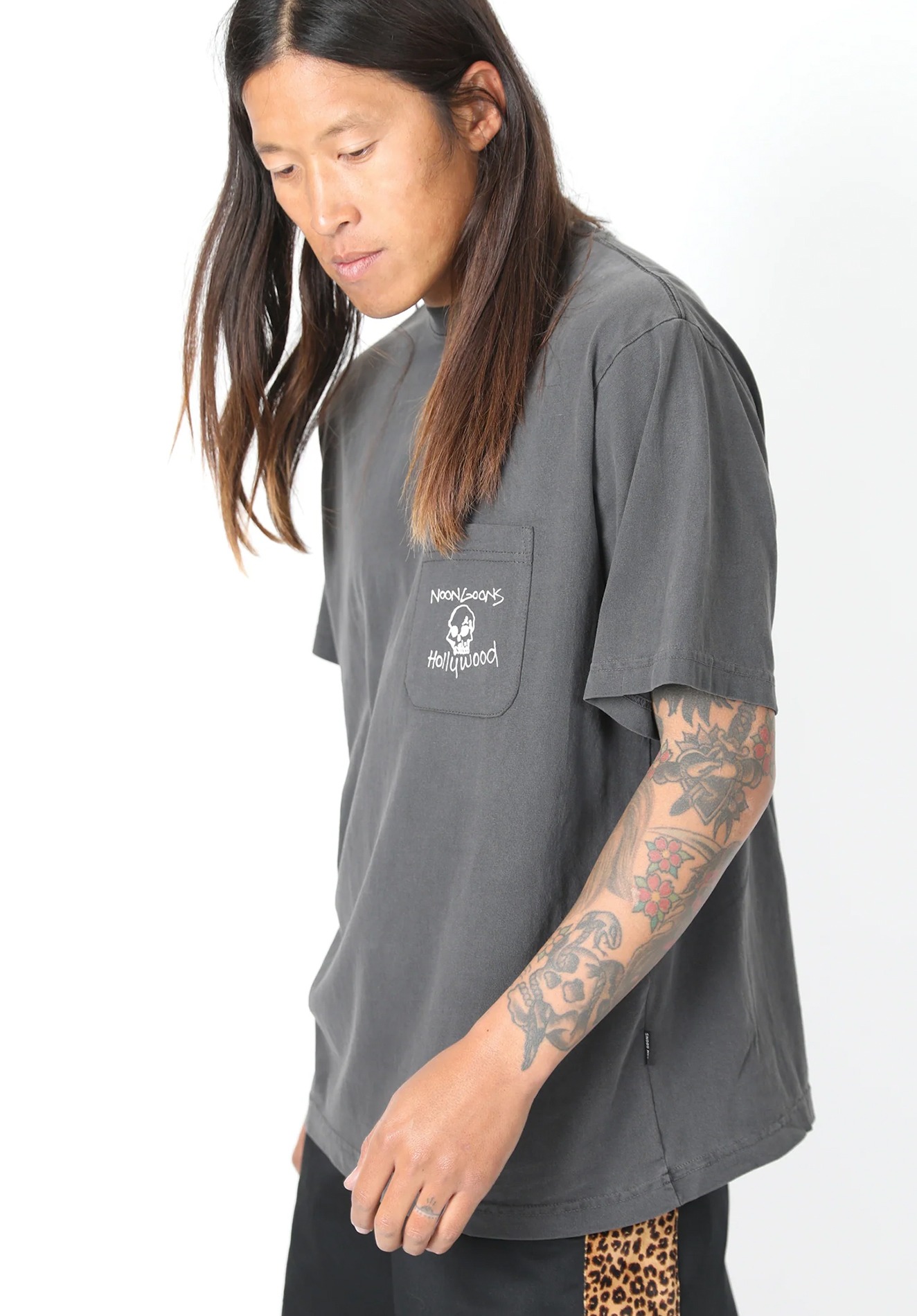 MADE IN HOLLYWOOD POCKET T, PIGMENT BLACK