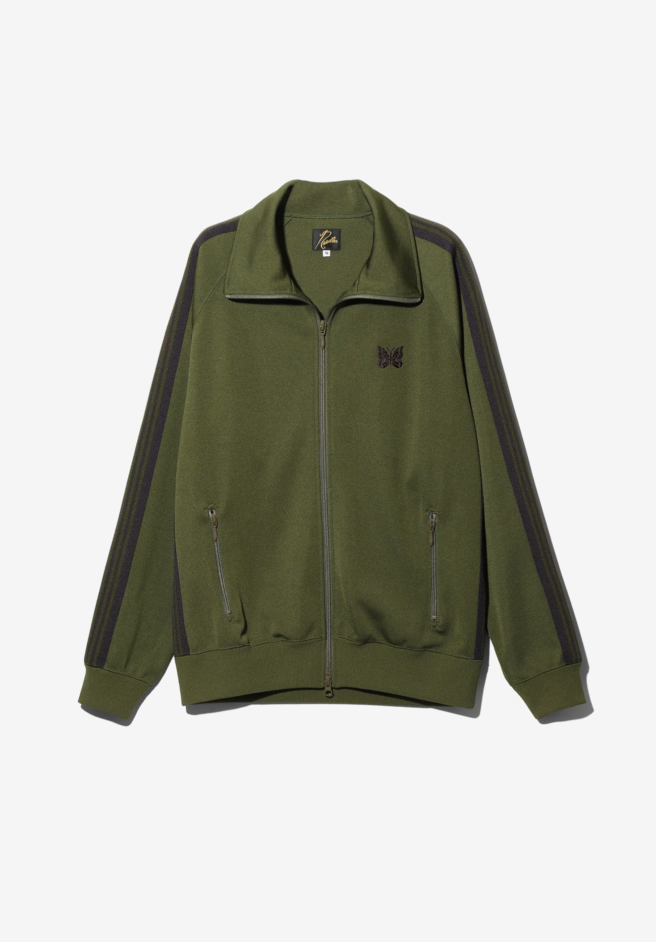 TRACK JACKET - POLY SMOOTH, OLIVE