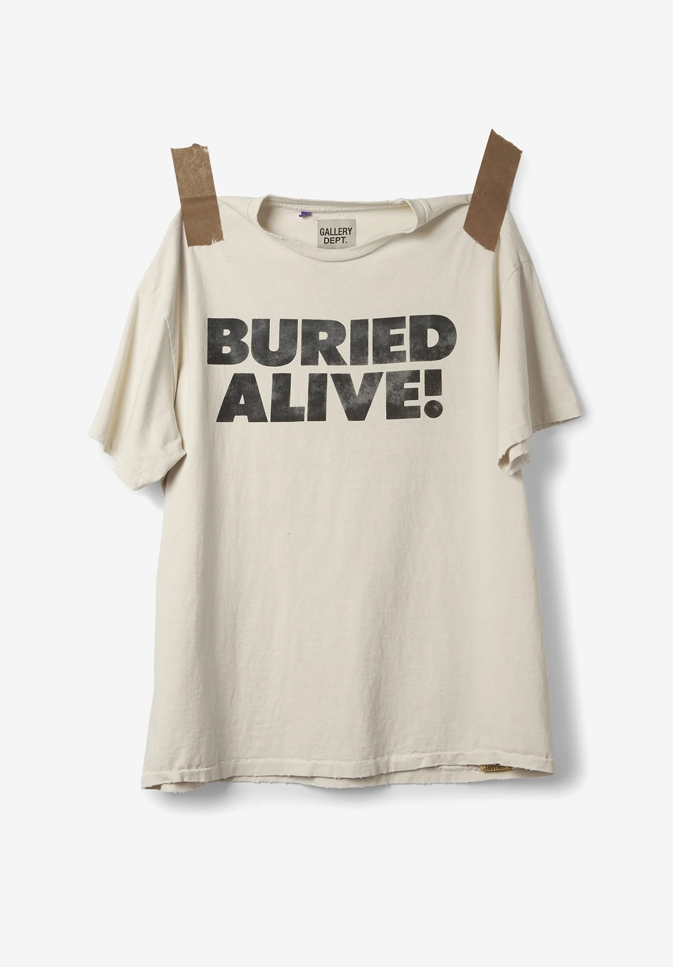 BURIED ALIVE OUT TEE, ANTIQUE WHITE