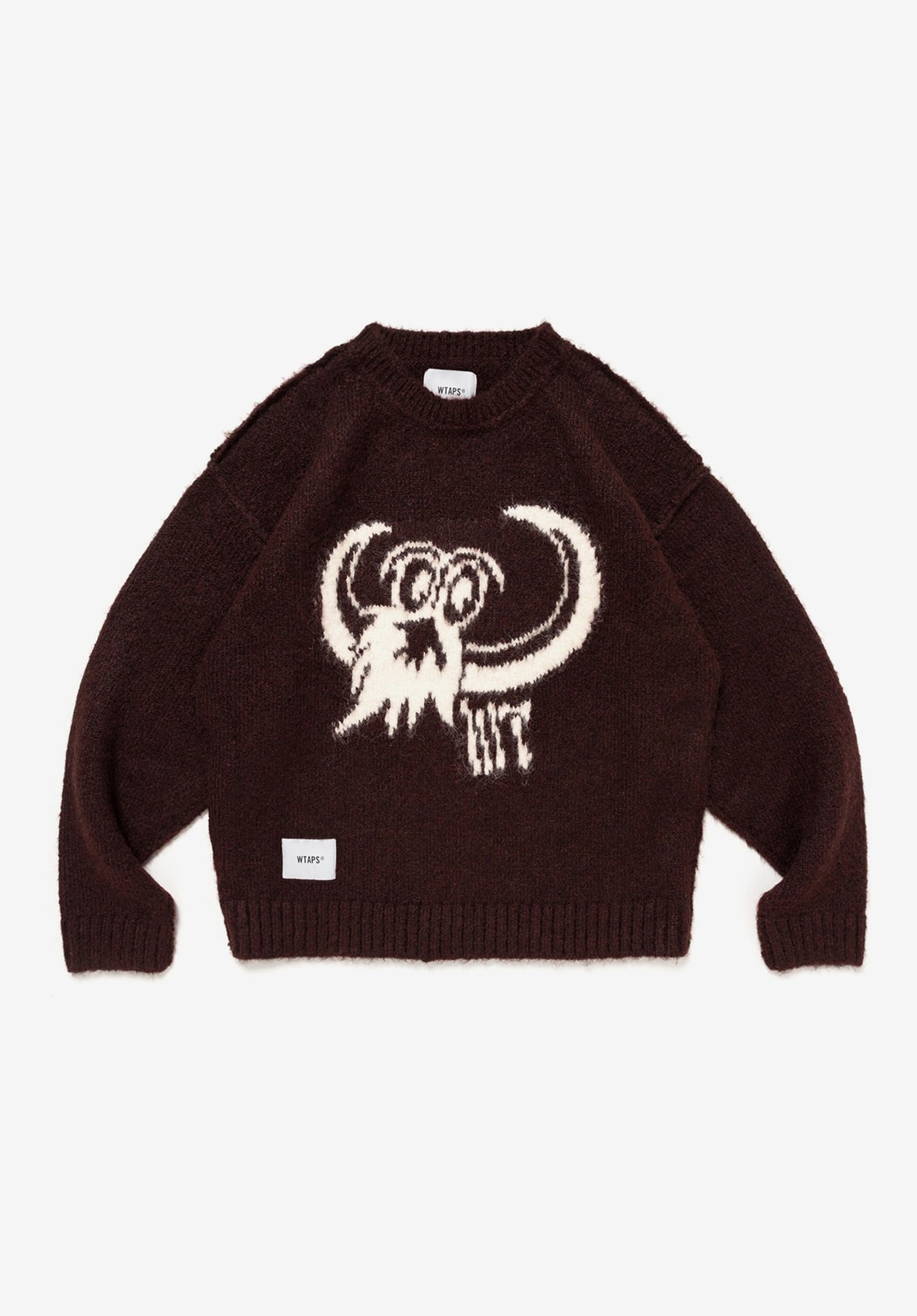 トップス WTAPS CREW NECK CRE / SWEATER / POLY WTAPS Wound / Sweater / Poly | Black wtaps crew neck cre / sweater