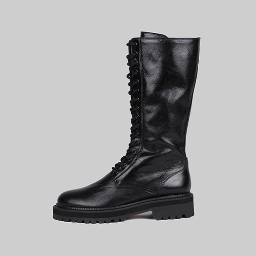 rim050 laceup high boots (black)