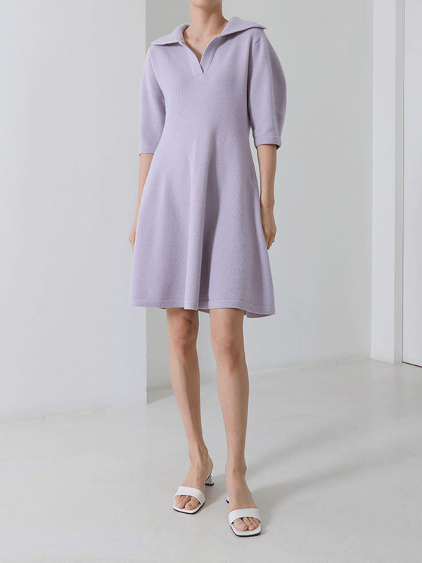 36719 Wool Blend Dress