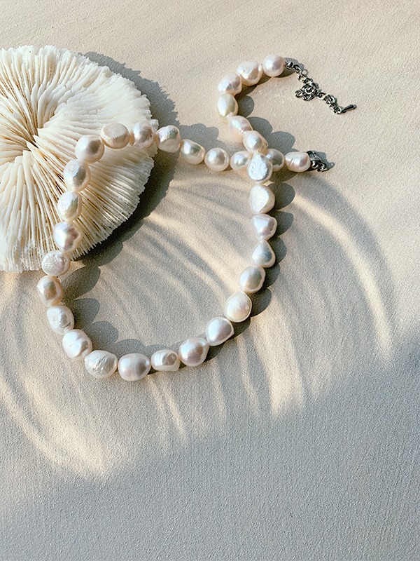 Single Strand Freshwater Pearl Necklace