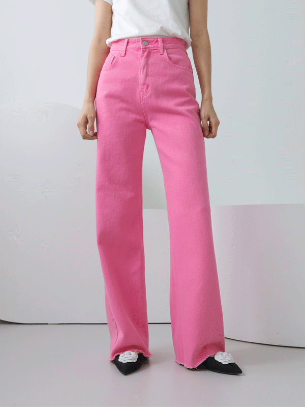Colored Bootcut Pants