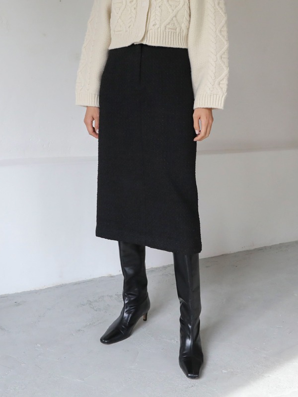 36243 Tweed Midi Skirt