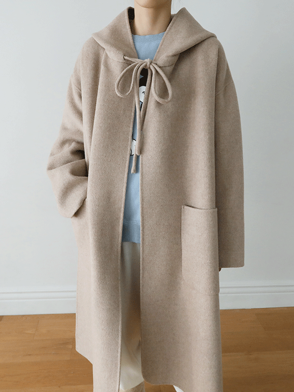 36294 Hooded Longline Coat