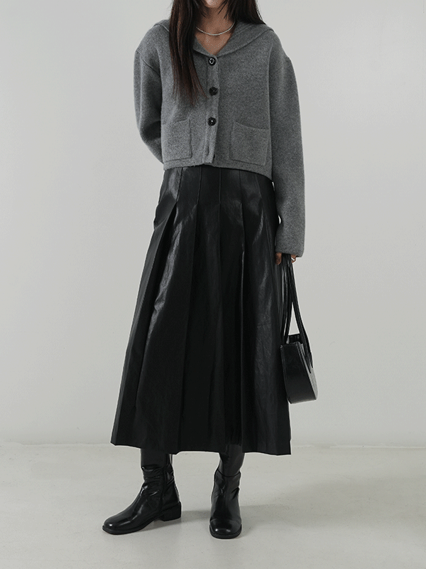 Larine Leather Skirt