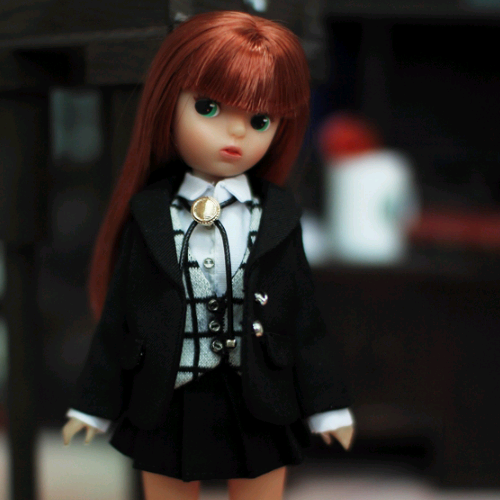 [SADOL][1/6-outfit] 2019 Go to School - Girl (Black)