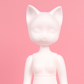 [PIPOS] [19cm] Mariko cat (White) (Only doll)