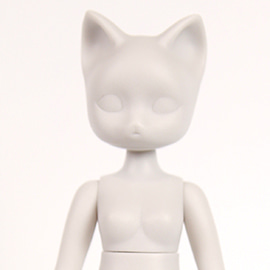 [PIPOS] [19cm] Mariko cat (Gray) (Only doll)