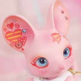 [PIPOS][12.5cm] Pink Candy Cheese Mouse (only5)