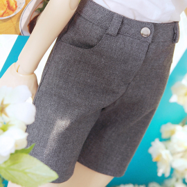 [Nine9 Style][SD17 BOY-outfit] Slacks shorts (Gray)