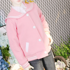 [Nine9 Style][SD16 GIRL-outfit] Sailor baseball jumper (Pink)