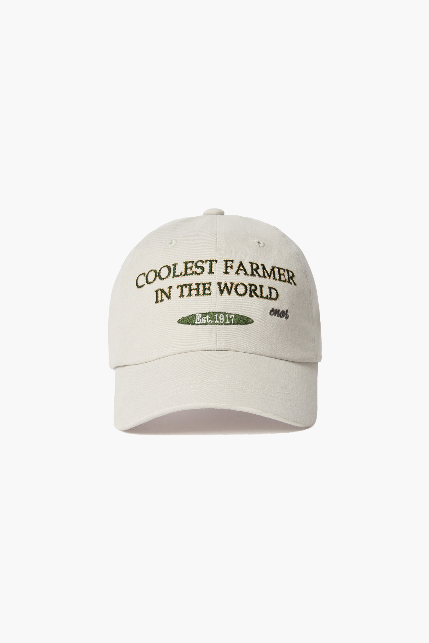 COOLEST FARMER BALL CAP - LIGHT GREY