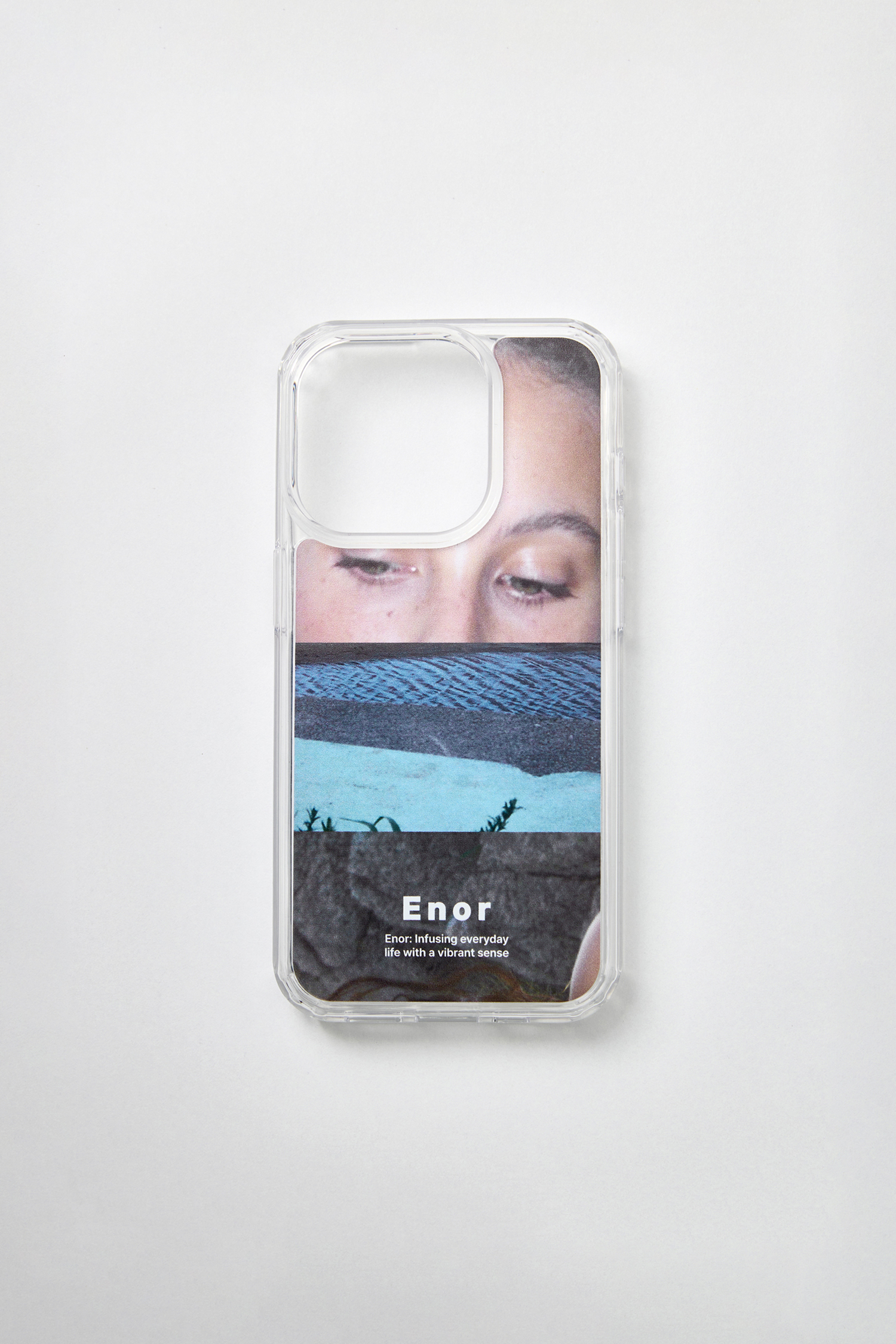 [EXCLUSIVE] NATURAL ENOR JELL HARD CASE - BLUE