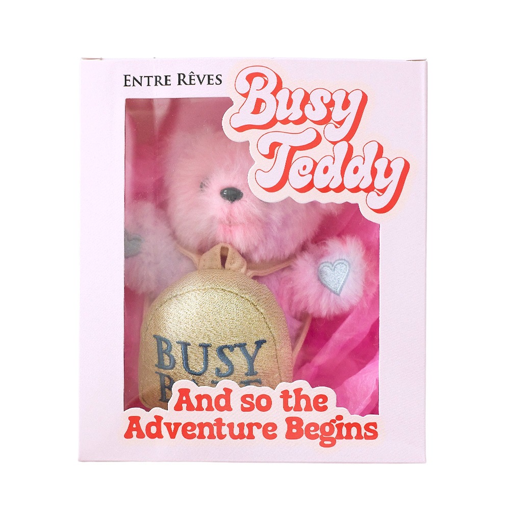 BUSY TEDDY KEYRING - Entre Reves