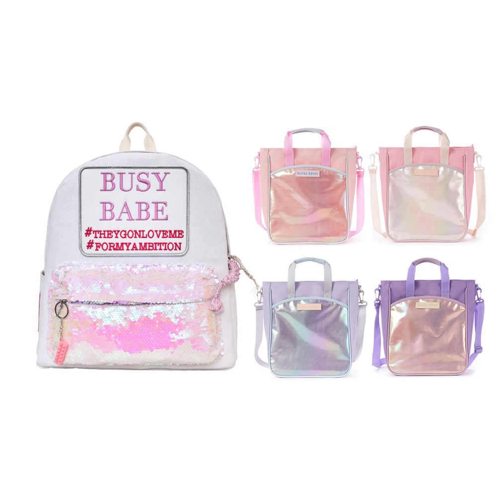 (SET) BUSY BABE WHITE SPANGLE KID + THE TWINKY KID (4 color) - Entre Reves