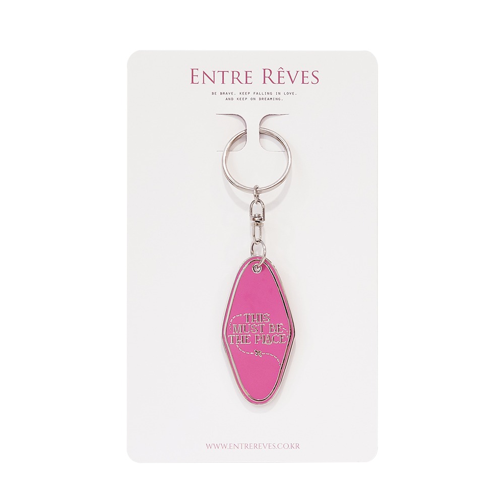 MUST BE THE PLACE METAL KEYRING - Entre Reves