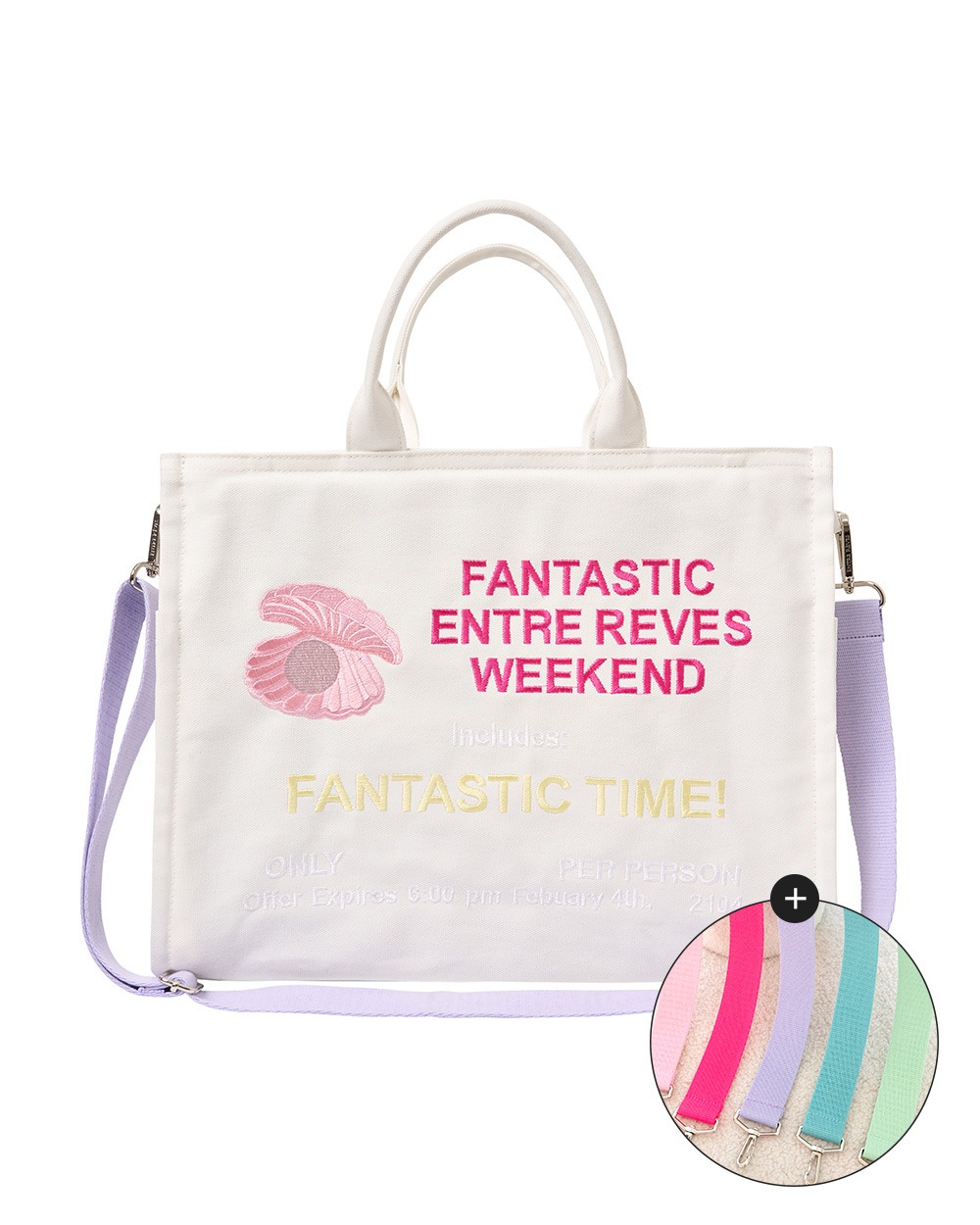 【Entre Reves】THE FANTASTIC WILD TOTE BLACK LARGE Entre Reves