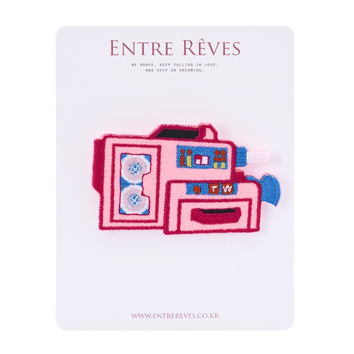 PINK CAMERA PATCH - Entre Reves