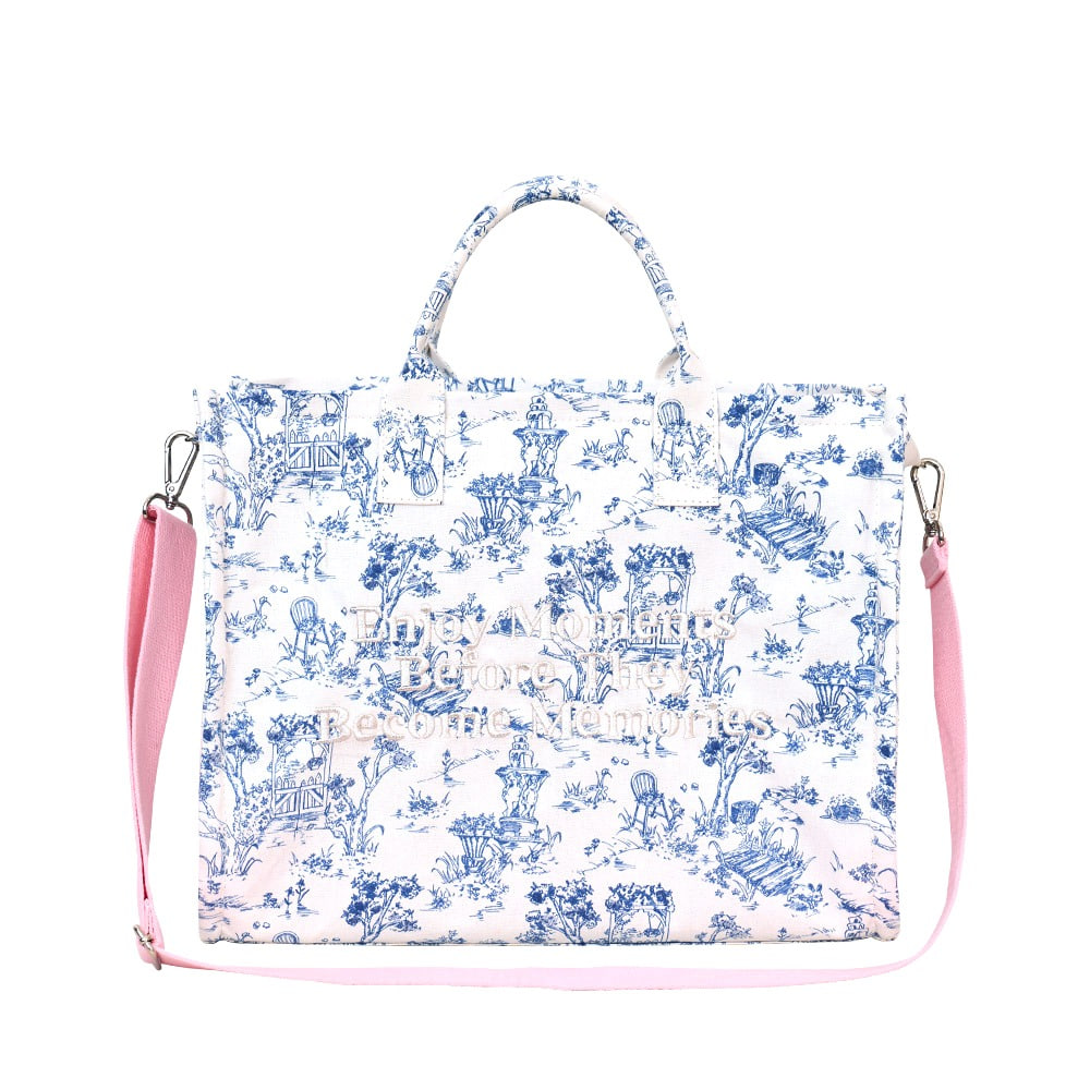 THE TOILE IVORY TOTE LARGE - Entre Reves