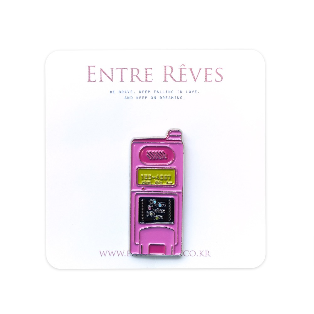 RETRO PHONE BADGE - Entre Reves