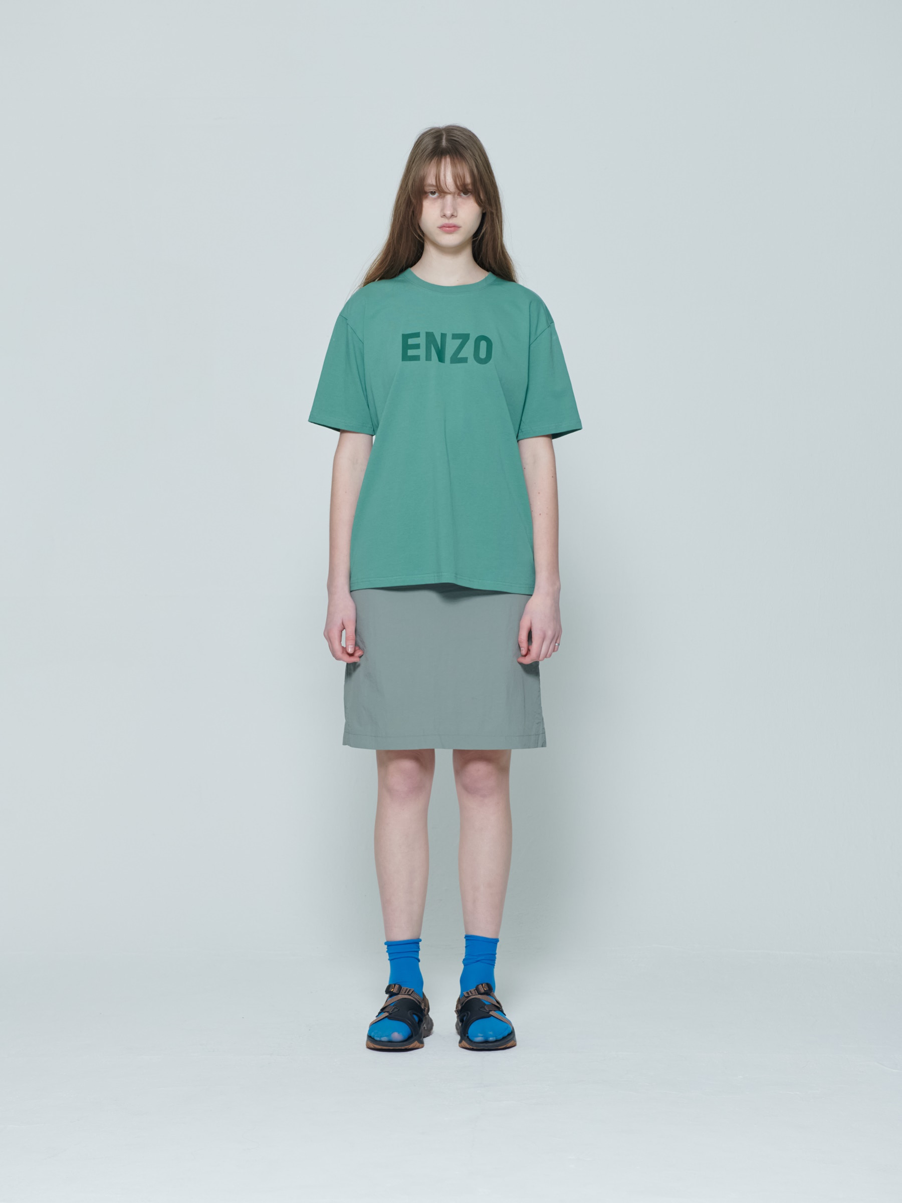 ENZO 박시 티셔츠 (Green)