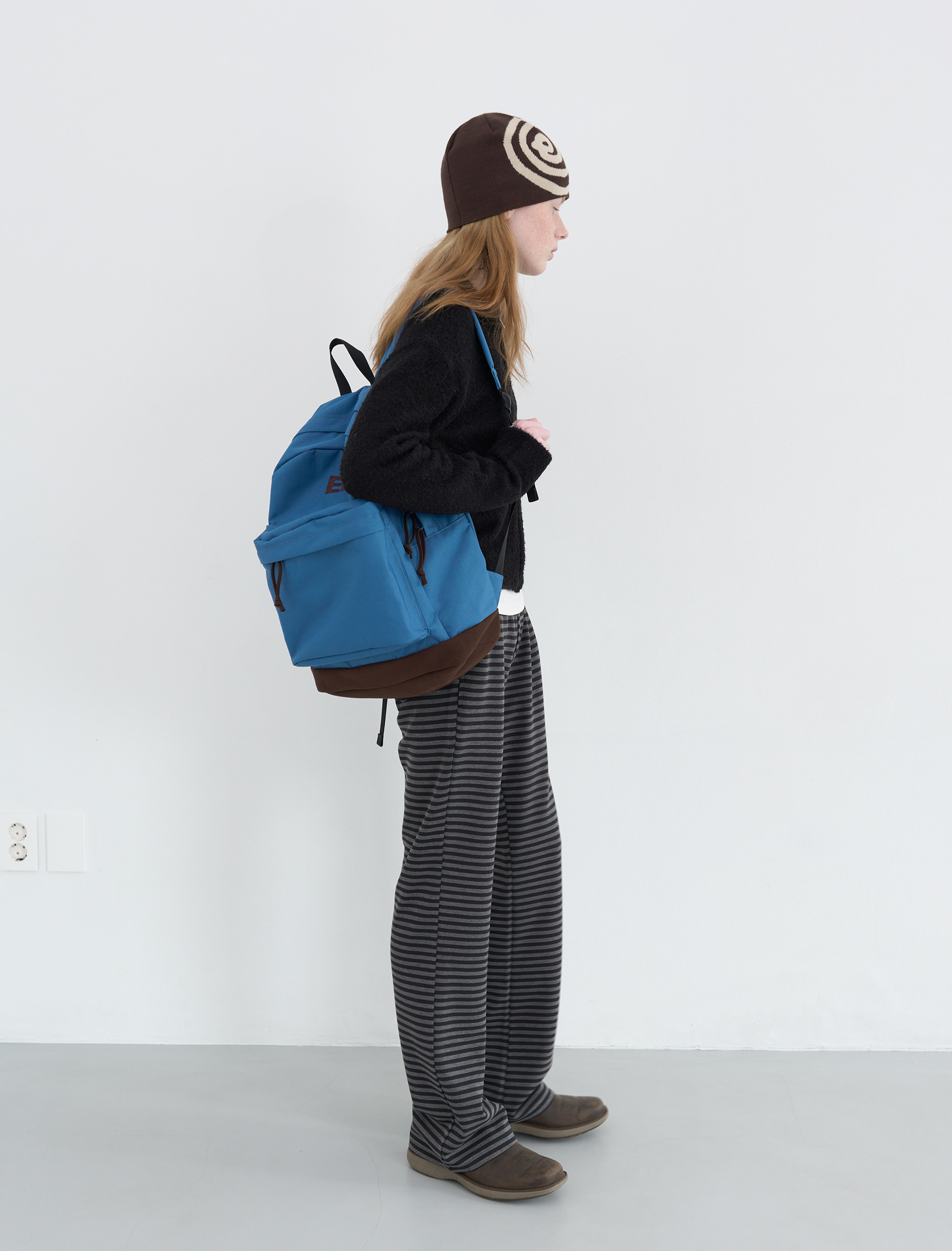 픽셀 로고 클래식 백팩 (Blue) - Enzo Blues