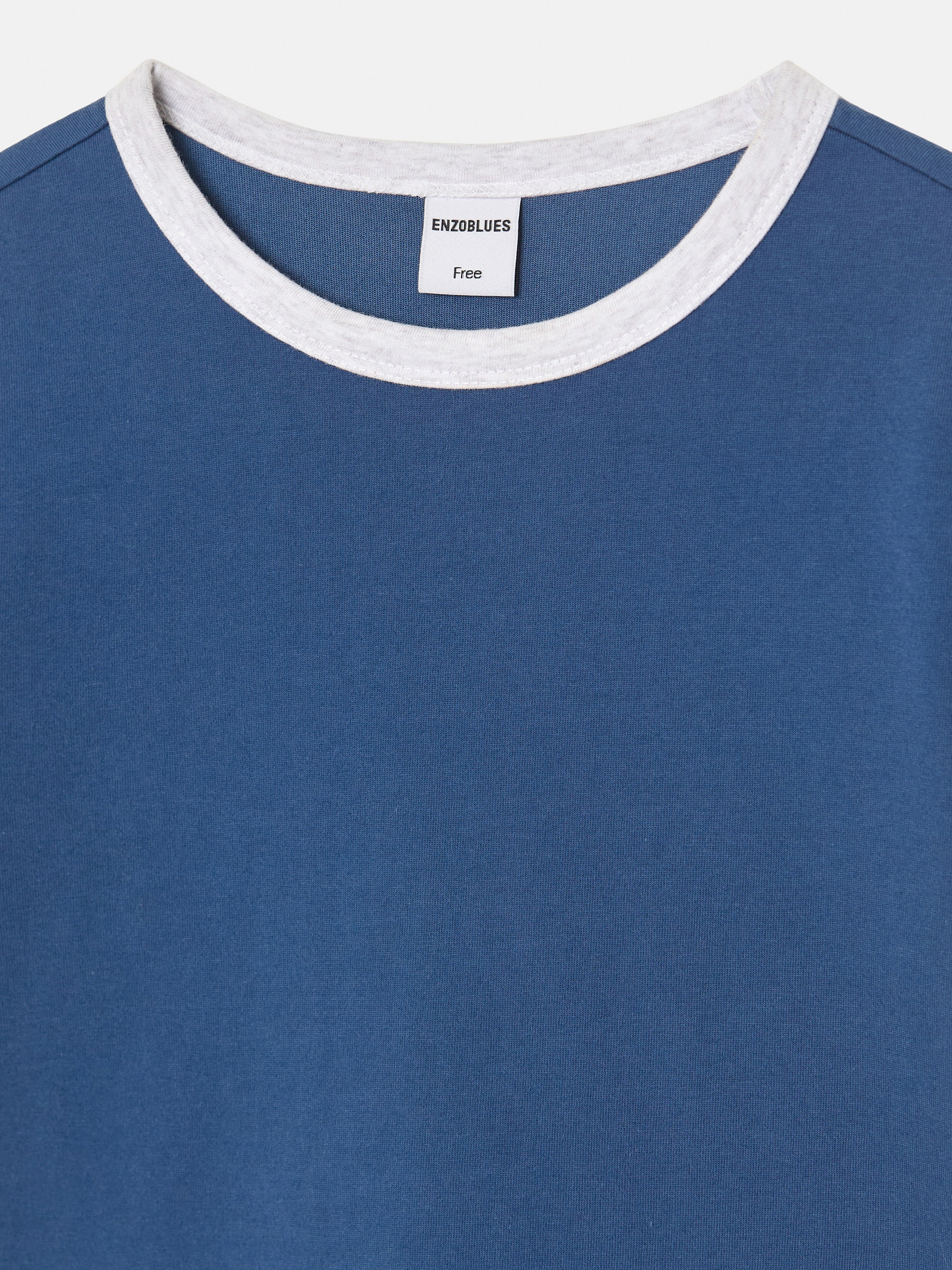 ENZO BLUES ♥ Double Logo Ringer T-Shirt / 追跡付 Enzo Blues Double Logo Ringer T-shirt Ringer Short Sleeve on