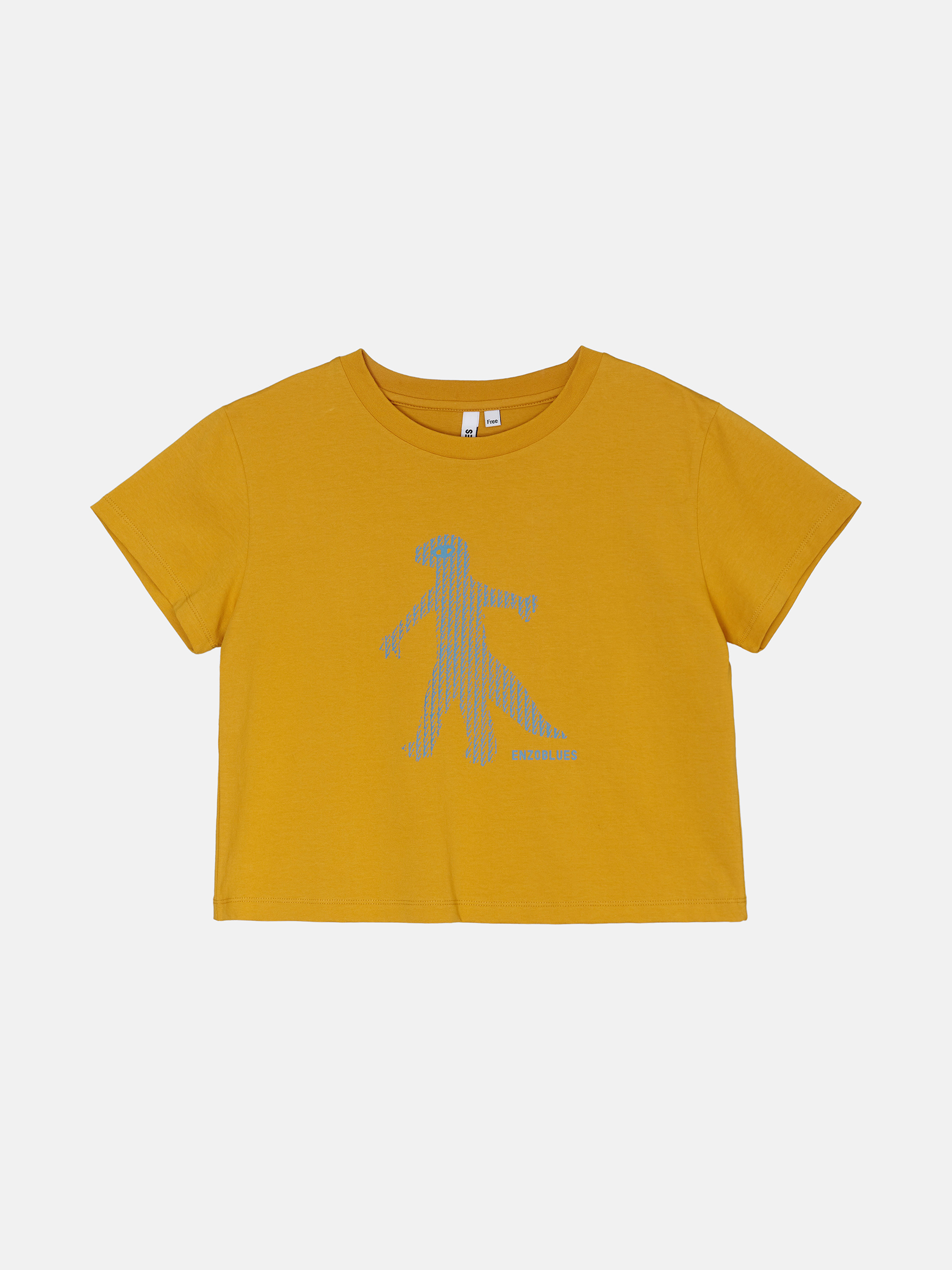Dinosaur 티셔츠 (Mustard)