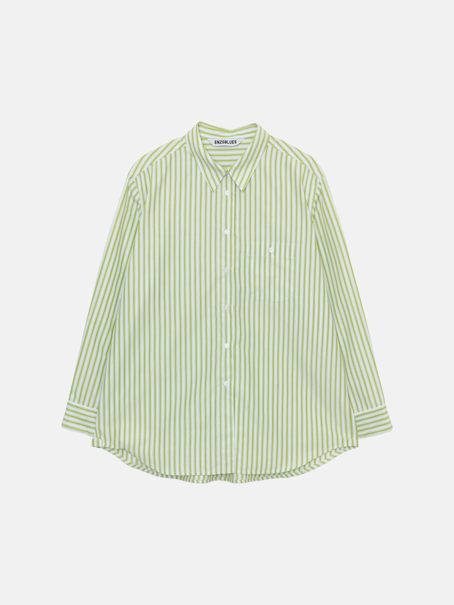 러스터 스트라이프 셔츠 (Lime)