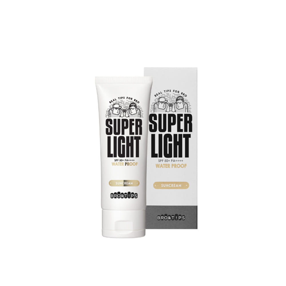 BRO&amp;TIPS Super Light Water Proof Sun Cream SPF50+ PA++++ 70ml
