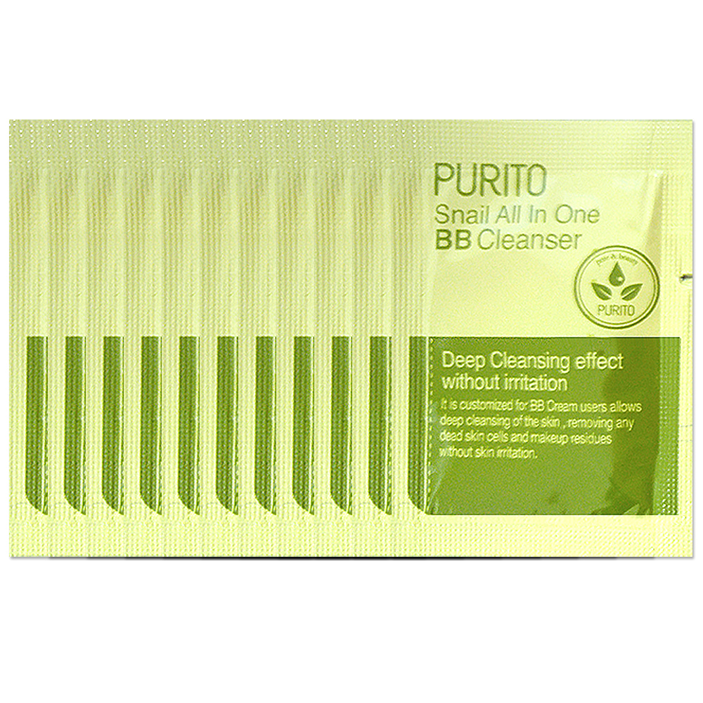 PURITO Snail All In One BB Cleanser sample 10pcs