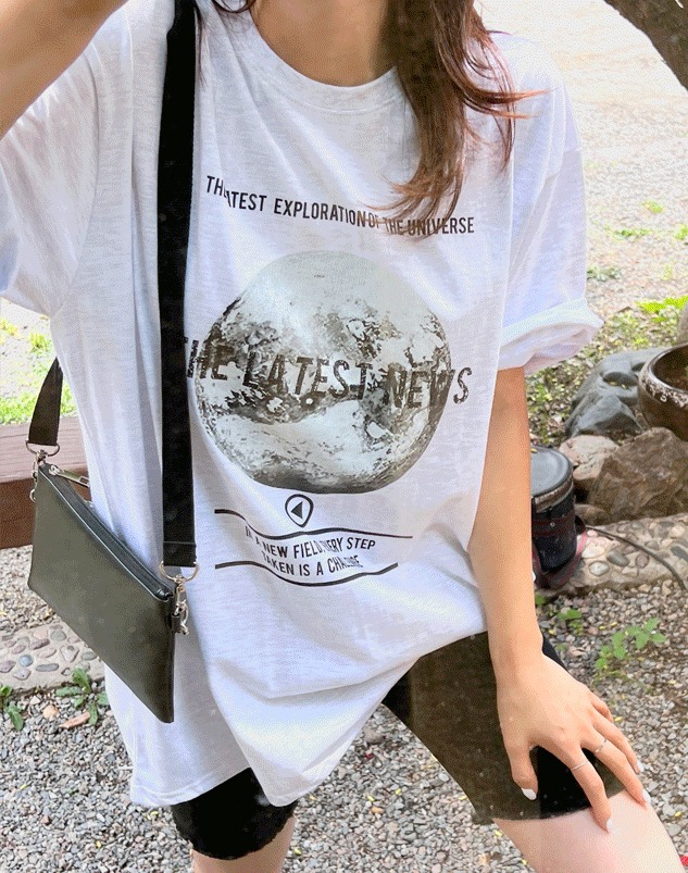 RENEW Printed Long T-shirt