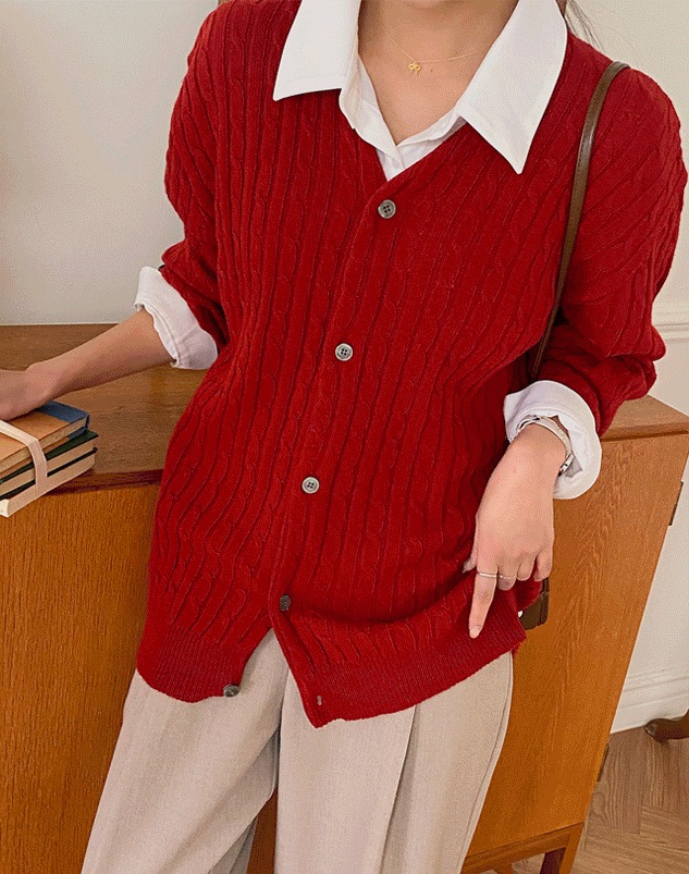 Dunseed Twisted Cardigan