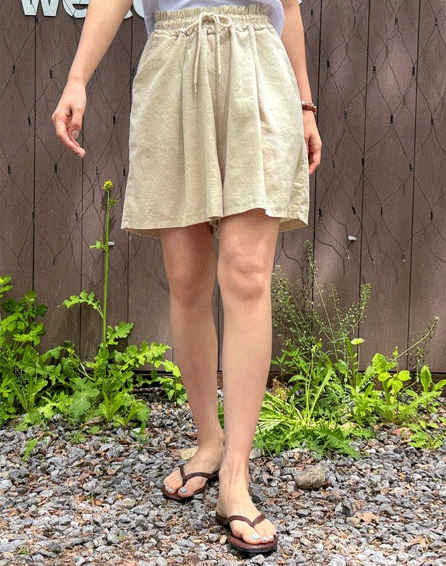 Rafe Linen Skirt Shorts