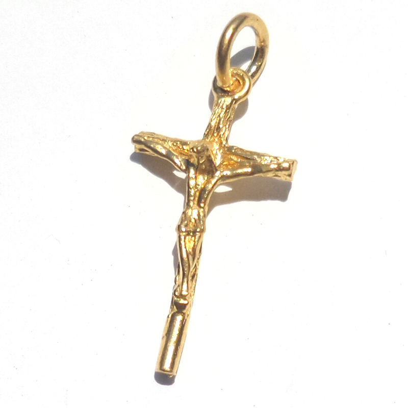 24K Gold Cross Pendant Necklace Set Hollow Design Ladies Jewelry Gift | Wish