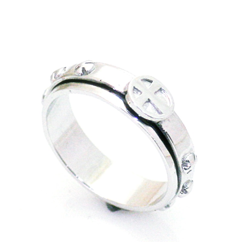 Rosary Ring RA102 925 Sterling Silver Catholic Christian (US 4 ~ 12 1/2) |  eBay