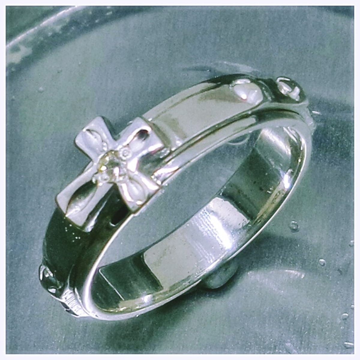 Bonyak Jewelry Sterling Silver Rosary Ring - Size 11 India | Ubuy