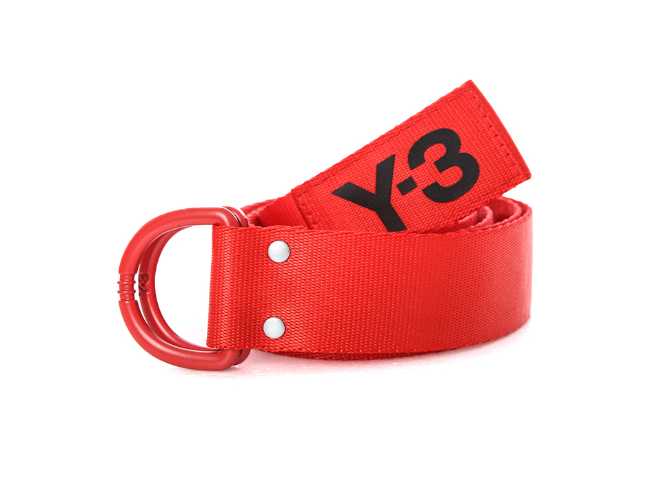 YOHJI YAMAMOTO(Y-3)Logo-Detailed D-Ring Belt(Red)20SS - FS2362 | Wiber LUX  | Shop premium brands' clothing, shoes, bags and accessories