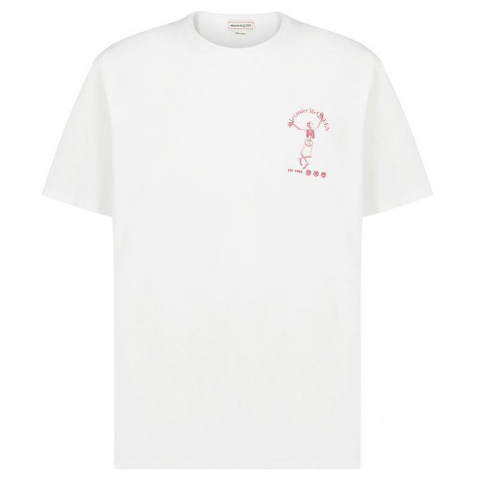 알렉산더맥퀸 남성 반소매 티셔츠