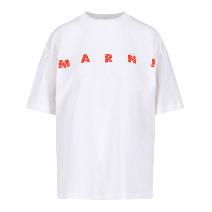 마르니 여성 반소매 티셔츠/THJET49P01 USCV77PDW01