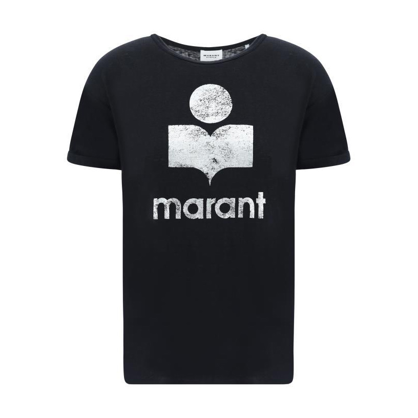 MARANT ETOILE 여성 반팔 티셔츠/TS0004FAA1N10E_01BK
