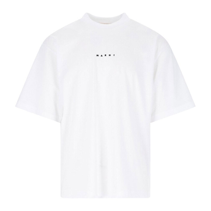 마르니 남성 반팔 티셔츠/HUMU0223P1 USCS87LOW01