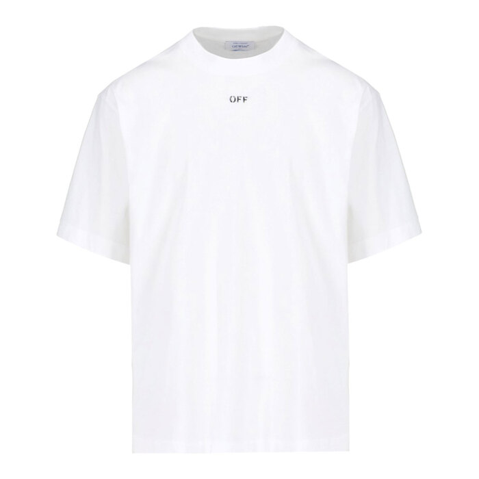 오프화이트 남성 반팔 티셔츠/OMAA120C99JER0050110