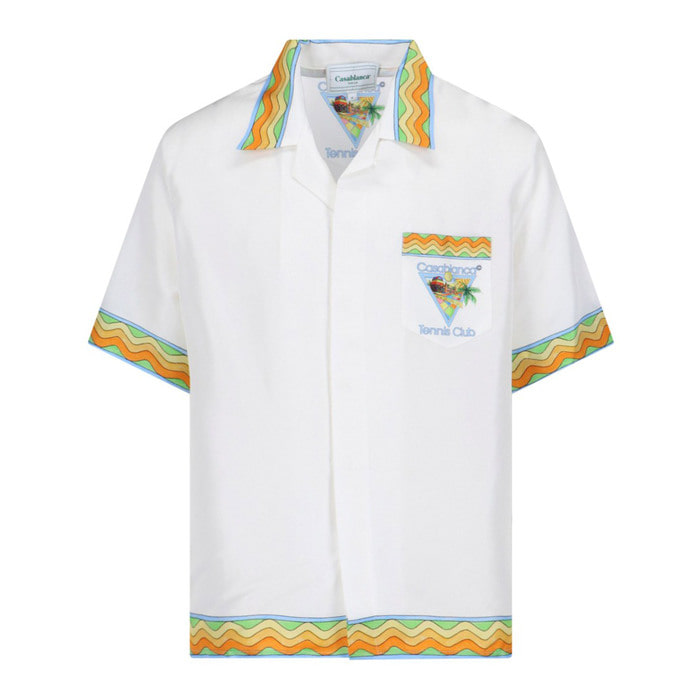 카사블랑카 남성 셔츠/MS24 SH 003 09AFRO CUBISM TENNIS CLUB