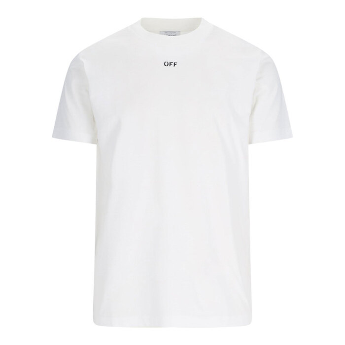 오프화이트 남성 반팔 티셔츠/OMAA027C99JER0170110