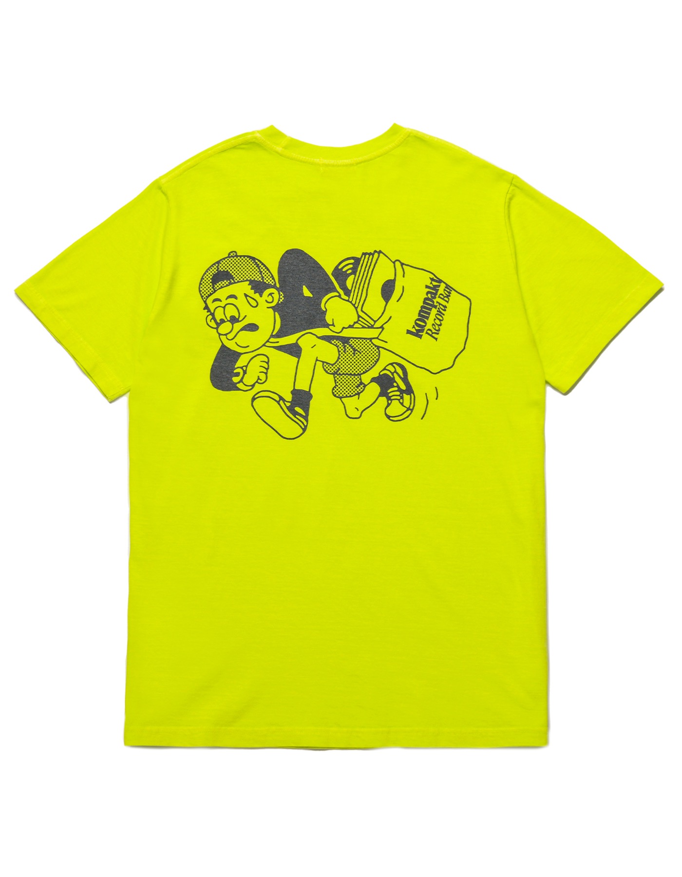 Record Boy Pigment T-shirts - Yellowgreen