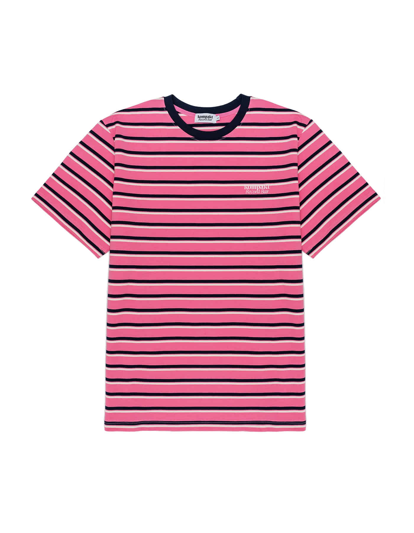 KRB Logo Striped T-Shirt - Pink